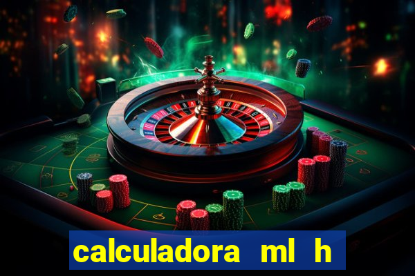 calculadora ml h para mcg kg min